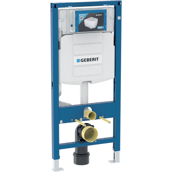 Geberit Duofix wall-hung WC, 112cm, with Sigma concealed cistern UP320