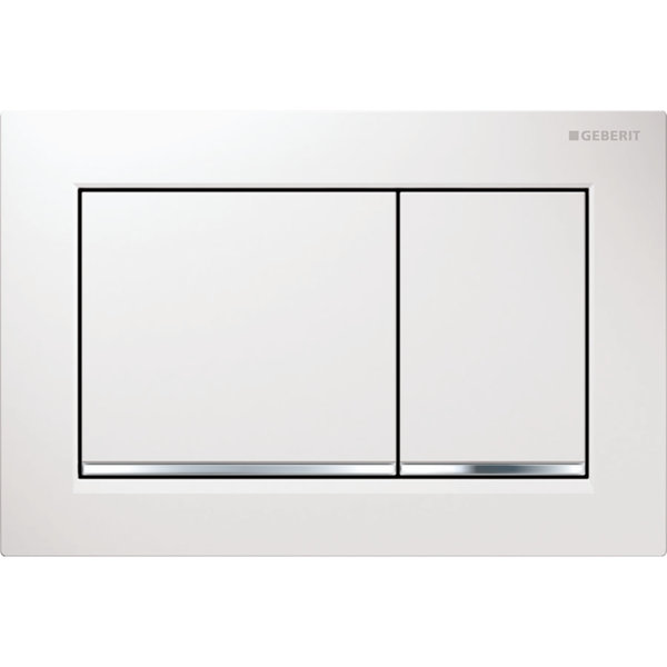 Geberit actuator plate Omega30, for 2-flush system