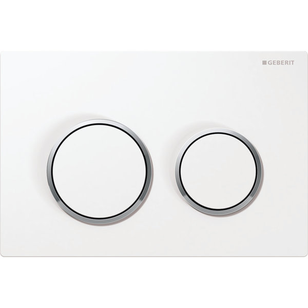 Geberit actuating plate Omega20, for 2-volume flushing
