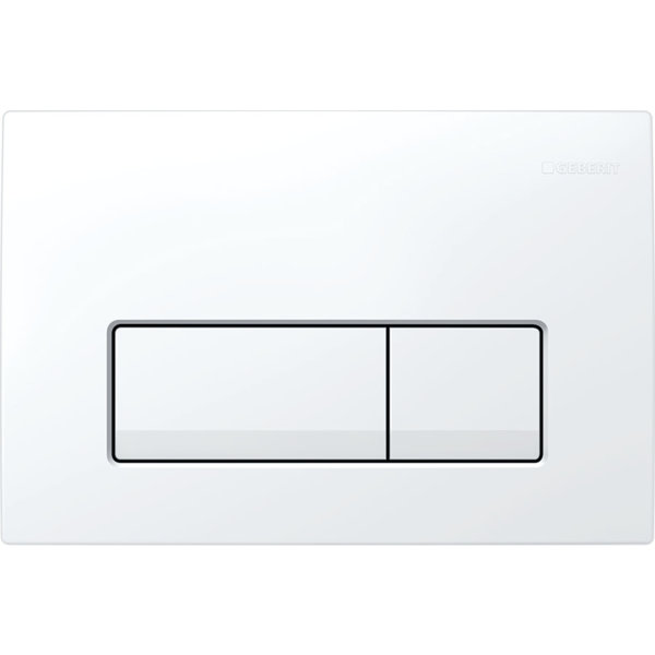 Geberit actuation plate Delta50 for 2-flush, 115.105.