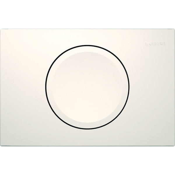Geberit actuation plate Delta15 for flush-stop-flush, 115.120.