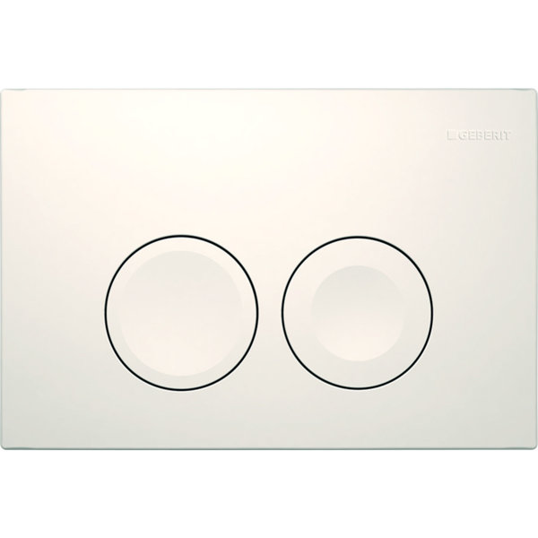Geberit actuator plate Delta25 for 2-flush, 115.125.