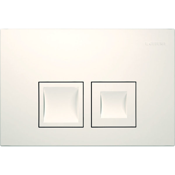 Geberit actuation plate Delta35 for 2-flush, 115.135.