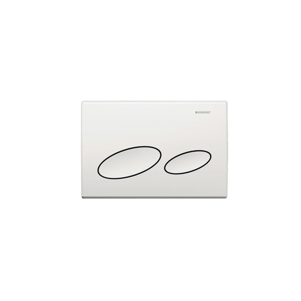 Geberit actuating plate Kappa20 Plate for dual flush from top / front for UP200