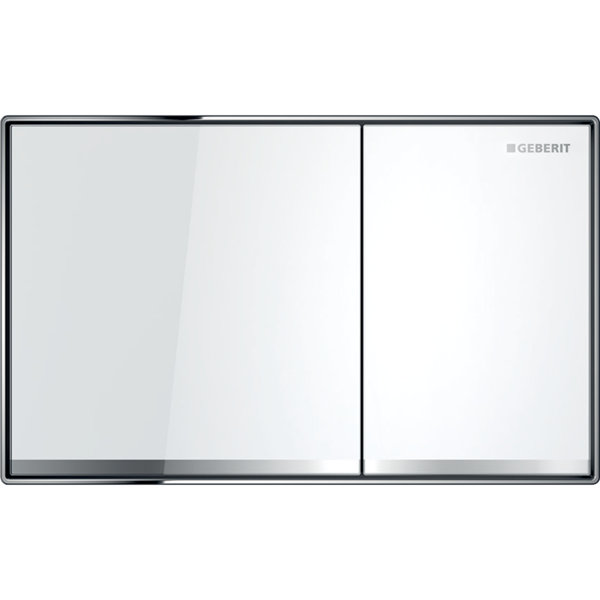 Geberit actuation plate Sigma60, for 2-flush, surface-mounted, 115.640.