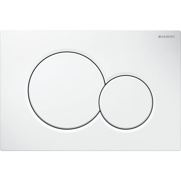 Geberit actuation plate Sigma01 actuation plate for 2-flush (Samba new)