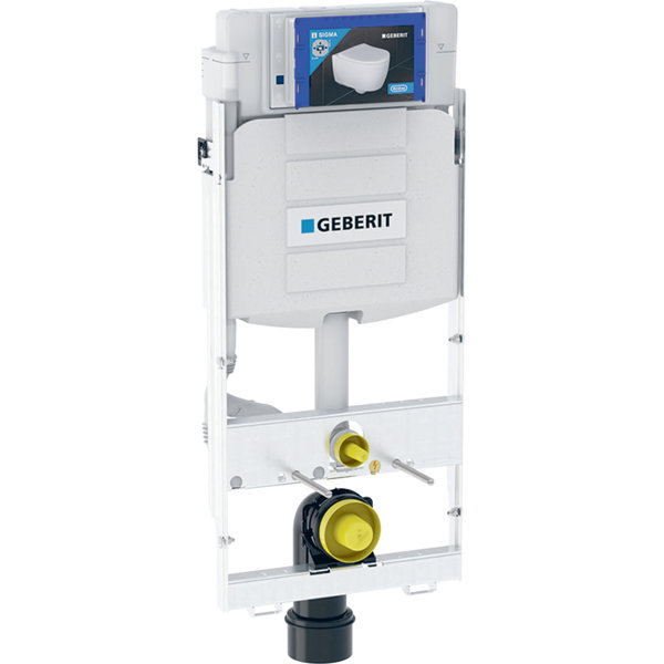 Geberit GIS wall-mounted WC element UP320 114 cm, with Sigma UP cister...