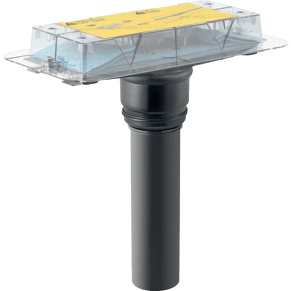 Geberit pipe kit for shower channels of the CleanLine series, floor penetrating installation, 154153001