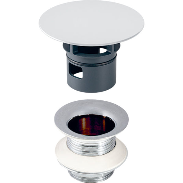 Geberit stem valve with drain cap 1 1/4x50mm chrome plated