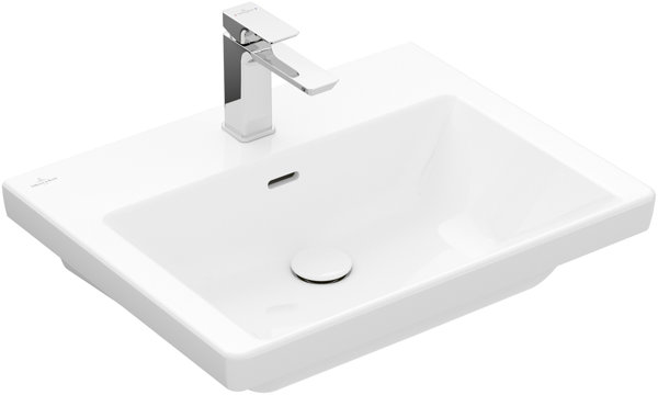 Villeroy & Boch Subway 3.0 cabinet washbasin, 600 x 470 mm, 1 tap ...