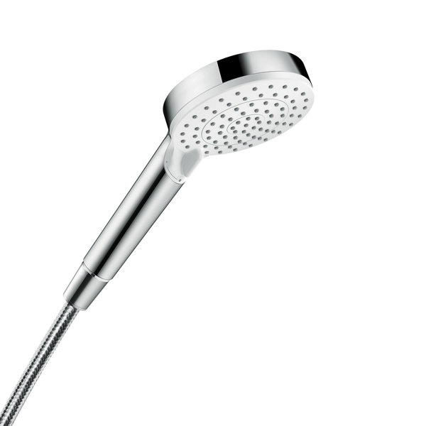 Hansgrohe Crometta hand shower Vario EcoSmart, white/ chrome