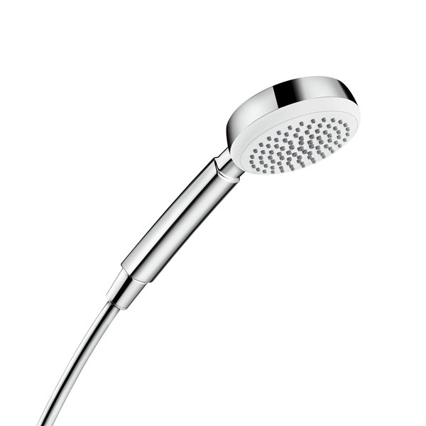Hansgrohe Crometta 100 hand shower 1jet EcoSmart, white/ chrome