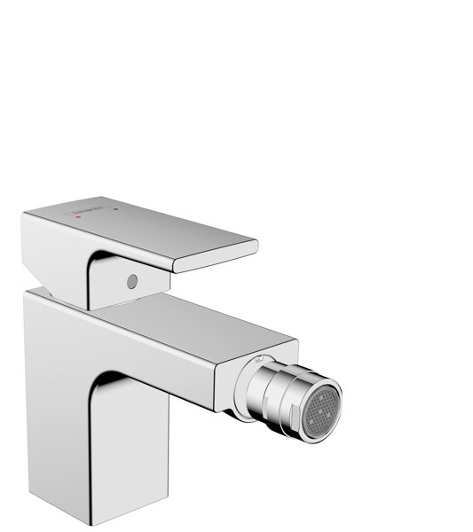 hansgrohe Vernis Shape single lever bidet mixer with pop-up waste, pro...