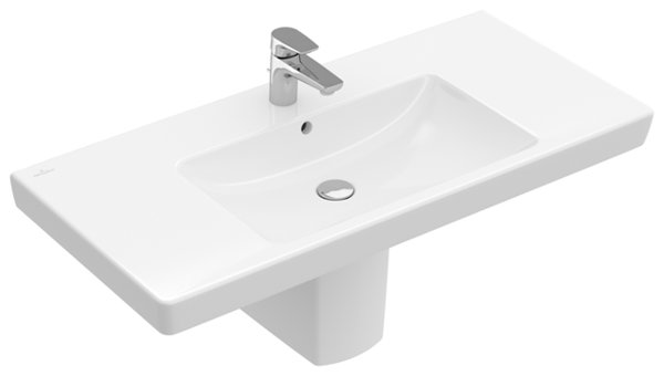 Villeroy & Boch cupboard washbasin Subway 7175A0 1000x470mm, with overflow, 1 tap hole