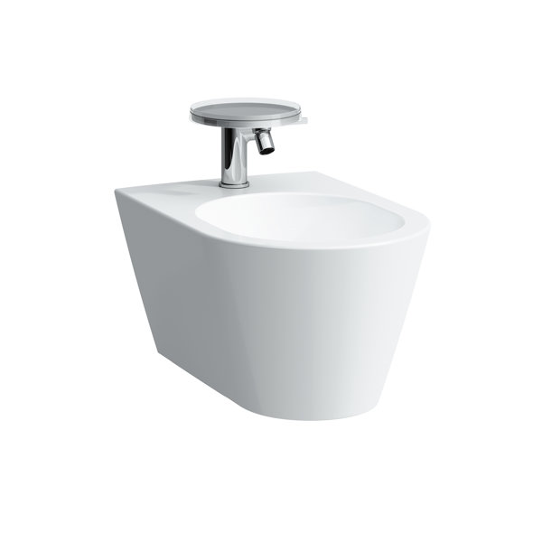 Laufen Kartell wall-mounted bidet, 1 tap hole, 370x545x430mm, H830331