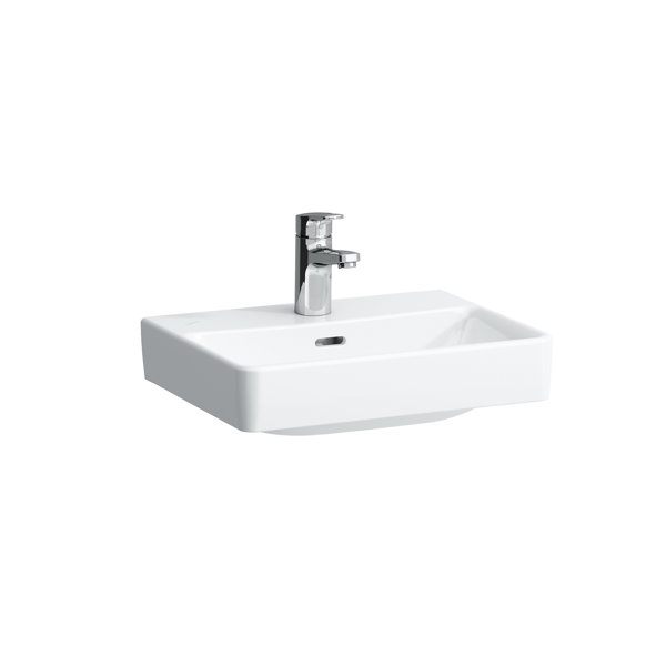 Laufen PRO S hand-rinse basin, 1 tap hole, without overflow, 450x340mm, H815961