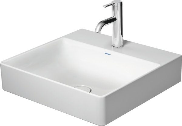 Duravit DuraSquare Wash basin, furniture wash basin 50x47cm, without tap hole, without overflow, wit...