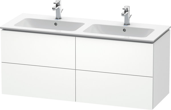 Duravit L-Cube Vanity unit wall-mounted, 4 drawers, width: 1290mm, for Me by Starck 233613