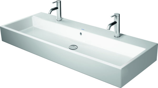 Duravit Vero Air furniture washstand 120x47cm, with overflow, with tap hole bench, for 2 single hole...