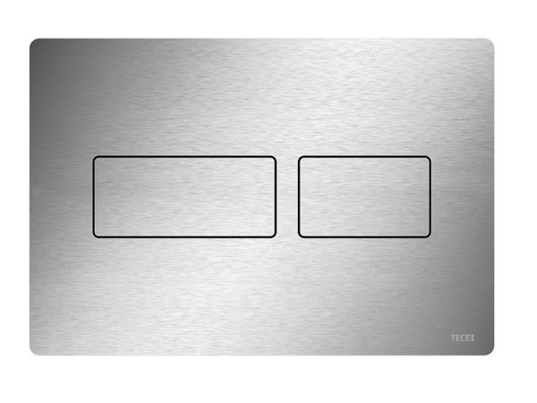 TECE WC push plate TECEsolid, stainless steel, for dual flush technology