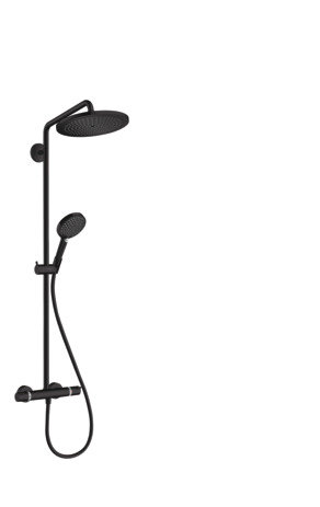 hansgrohe Croma Select S Showerpipe 280 1jet with thermostat and hand shower Raindance Select S 120 ...