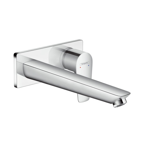 hansgrohe Talis E single-lever concealed washbasin mixer, wall mounted, unlockable strainer valve, 2...