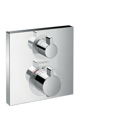 hansgrohe ShowerTablet Ecostat Square Thermostat, Unterputz, 2 Verbraucher