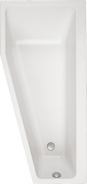 Villeroy & Boch Raumspar Bathtub Acrylic Offset Subway, UBA1178SUB3LIV 1700x800mm, left